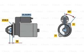 BOSCH 0001109370 - MOTOR DE ARRANQUE