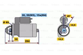 BOSCH 0001110111 - MOTOR DE ARRANQUE