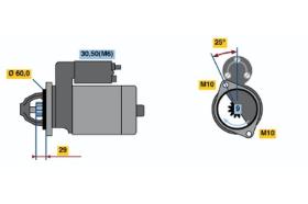 BOSCH 0001115005 - MOTOR DE ARRANQUE