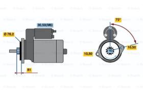 BOSCH 0001115011 - MOTOR DE ARRANQUE