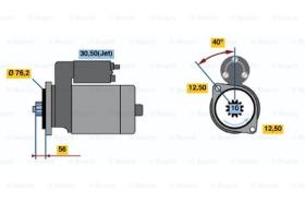 BOSCH 0001121024 - MOTOR DE ARRANQUE