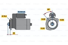 BOSCH 0001121408 - MOTOR DE ARRANQUE