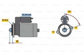 BOSCH 0001121412 - MOTOR DE ARRANQUE