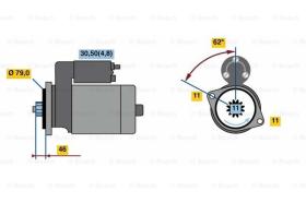 BOSCH 0001121435 - MOTOR DE ARRANQUE