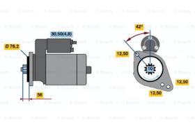 BOSCH 0001123012 - MOTOR DE ARRANQUE