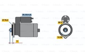 BOSCH 0001123024 - MOTOR DE ARRANQUE