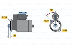 BOSCH 0001123026 - MOTOR DE ARRANQUE