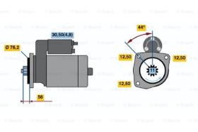 BOSCH 0001123028 - MOTOR DE ARRANQUE