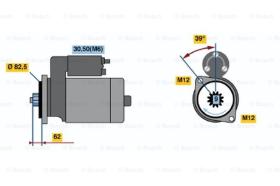 BOSCH 0001125600 - MOTOR DE ARRANQUE