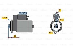 BOSCH 0001125602 - MOTOR DE ARRANQUE