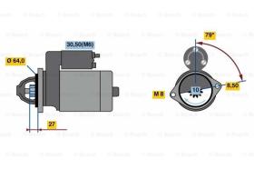 BOSCH 0001138011 - MOTOR DE ARRANQUE