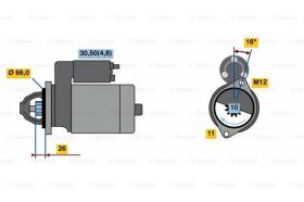 BOSCH 0001138013 - MOTOR DE ARRANQUE