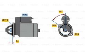 BOSCH 0001138017 - MOTOR DE ARRANQUE