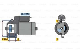 BOSCH 0001139015 - MOTOR DE ARRANQUE