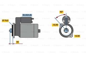 BOSCH 0001142001 - MOTOR DE ARRANQUE