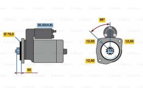 BOSCH 0001142003 - MOTOR DE ARRANQUE