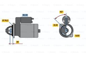 BOSCH 0001211225 - MOTOR DE ARRANQUE