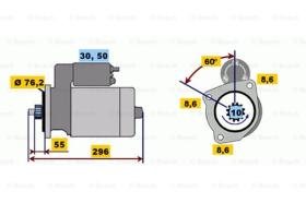 BOSCH 0001218116 - MOTOR DE ARRANQUE