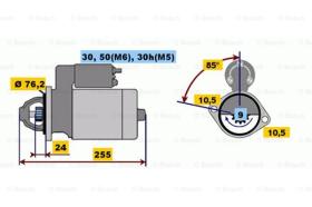 BOSCH 0001218135 - MOTOR DE ARRANQUE