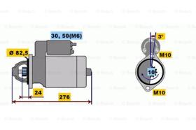 BOSCH 0001218137 - MOTOR DE ARRANQUE