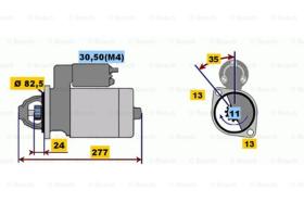 BOSCH 0001218142 - MOTOR DE ARRANQUE