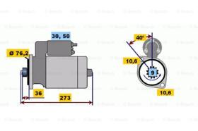 BOSCH 0001218148 - MOTOR ARRANQUE EV218148