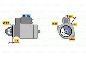 BOSCH 0001218153 - MOTOR DE ARRANQUE