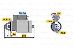 BOSCH 0001218170 - MOTOR DE ARRANQUE