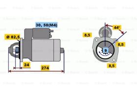 BOSCH 0001218177 - MOTOR DE ARRANQUE