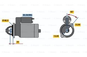 BOSCH 0001230012 - MOTOR DE ARRANQUE