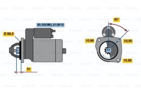 BOSCH 0001231014 - MOTOR DE ARRANQUE