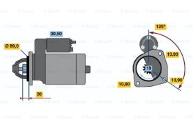 BOSCH 0001231017 - MOTOR DE ARRANQUE