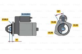 BOSCH 0001231119 - MOTOR DE ARRANQUE