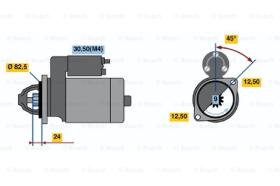 BOSCH 0001311056 - MOTOR DE ARRANQUE