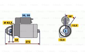 BOSCH 0001314046 - MOTOR DE ARRANQUE