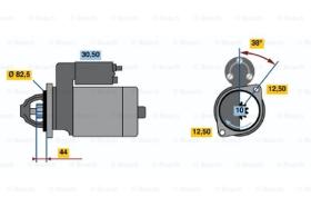 BOSCH 0001314047 - MOTOR DE ARRANQUE