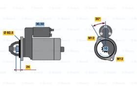 BOSCH 0001363120 - MOTOR DE ARRANQUE