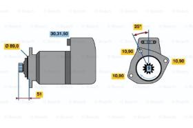 BOSCH 0001416026 - MOTOR DE ARRANQUE