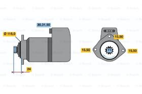 BOSCH 0001417064 - MOTOR DE ARRANQUE