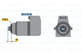 BOSCH 0001510003 - MOTOR DE ARRANQUE