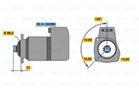 BOSCH 0001510008 - MOTOR DE ARRANQUE