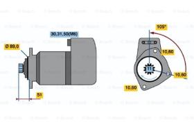 BOSCH 0001510009 - MOTOR DE ARRANQUE