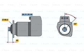 BOSCH 0001510010 - MOTOR DE ARRANQUE