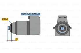 BOSCH 0001601007 - MOTOR DE ARRANQUE