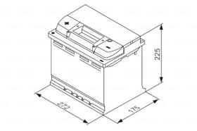 BOSCH 0092L40270 - BATERIA DE ARRANQUE PB