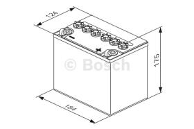 BOSCH 0092M4F500 - BATERIA DE ARRANQUE PB