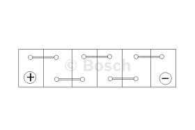 BOSCH 0092S30060 - BATERIA DE ARRANQUE PB