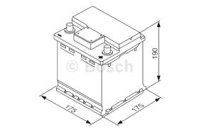 BOSCH 0092S40001 - BATERIA DE ARRANQUE PB