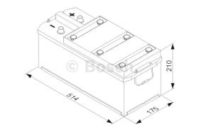 BOSCH 0092T30380 - BATERIA DE ARRANQUE PB