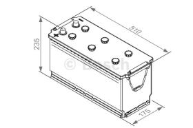 BOSCH 0092T30390 - BATERIA DE ARRANQUE PB